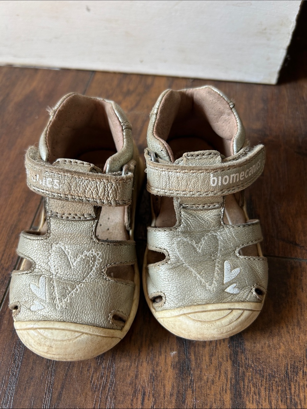 Girls Silver Leather Sandals with Rubber Sole